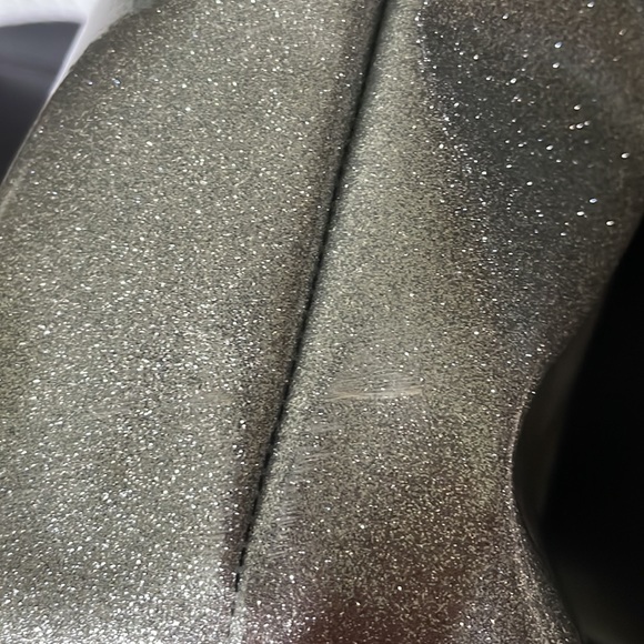 *SOLD* Kate Spade Silver Glitter Tote - Picture 10 of 11